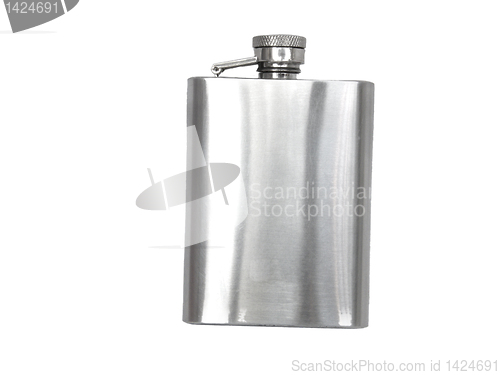 Image of steel flask whiskey