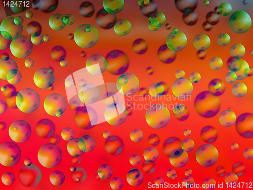 Image of bubble in water