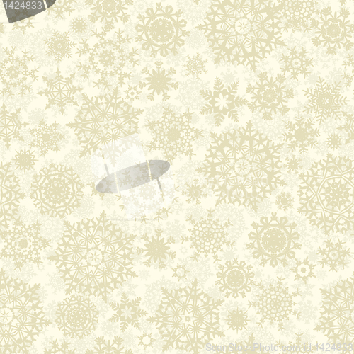 Image of Christmas seamless pattern snowflake. EPS 8