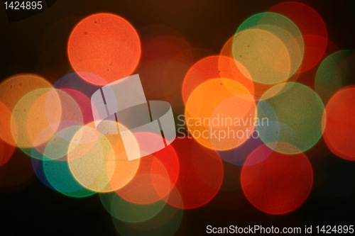Image of background  Christmas bokeh lighteffects       