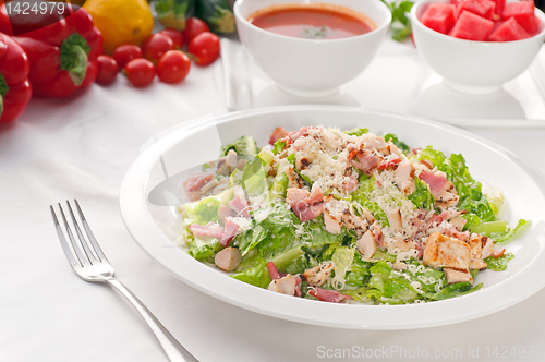 Image of fresh caesar salad