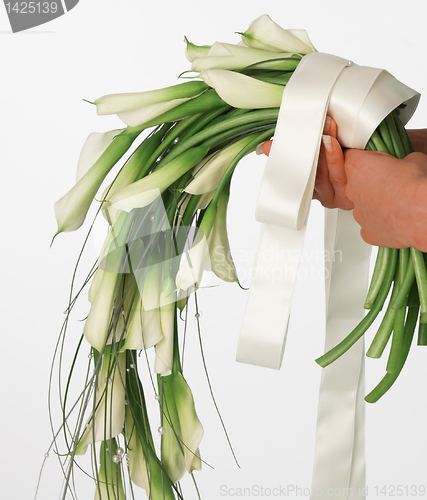 Image of Bouquet of white callas