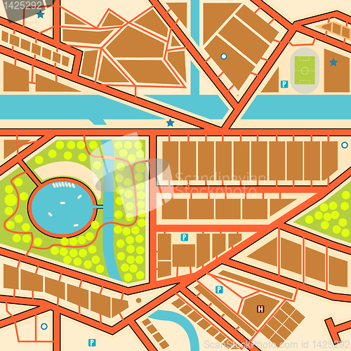 Image of Seamless city map