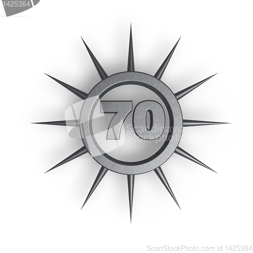 Image of number seventy