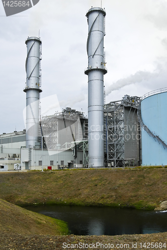 Image of Power Plant Chimney