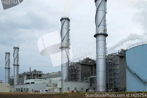 Image of Power Plant Chimney