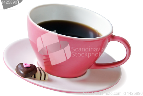 Image of Pink coffee cup