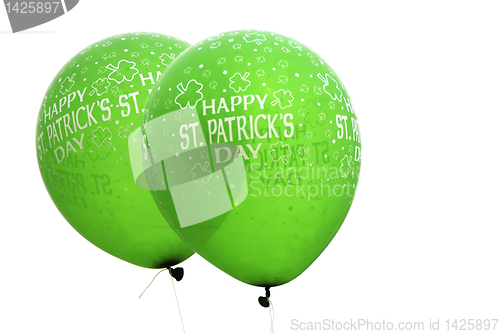 Image of St. Patrick's Day balloons