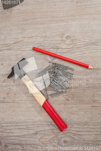 Image of Hammer and nails