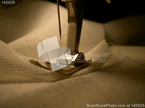 Image of detail of sewingmachine