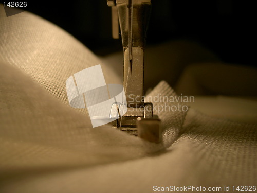 Image of detail of sewingmachine