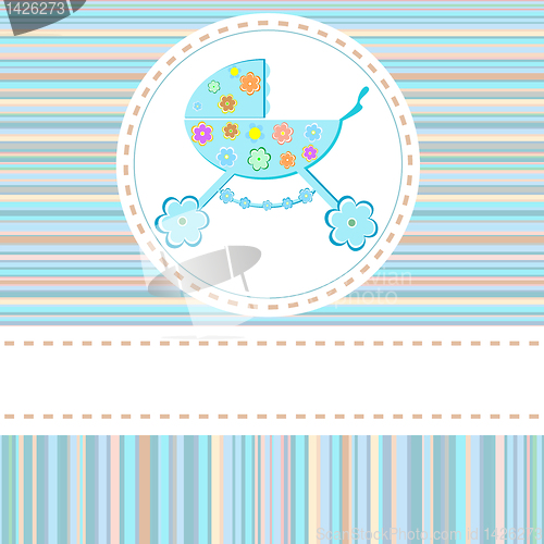 Image of Baby boy arrival announcement card