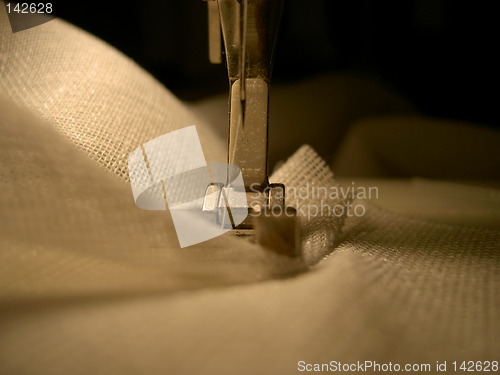 Image of detail of sewingmachine