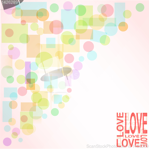 Image of valentine love heart romantic birthday vector background