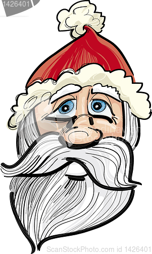 Image of santa claus face