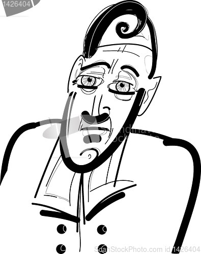 Image of eccentric man