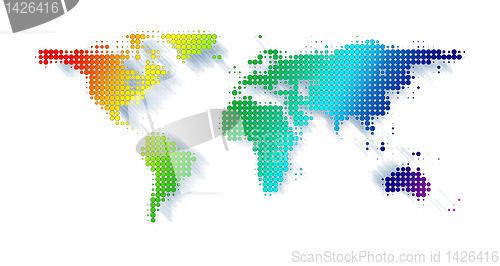 Image of world map illustration