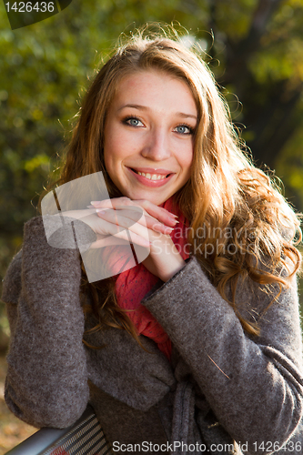 Image of Portrait of a girl on a sunny day