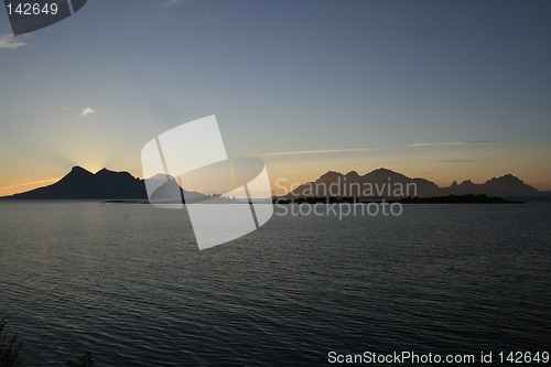 Image of night at sea