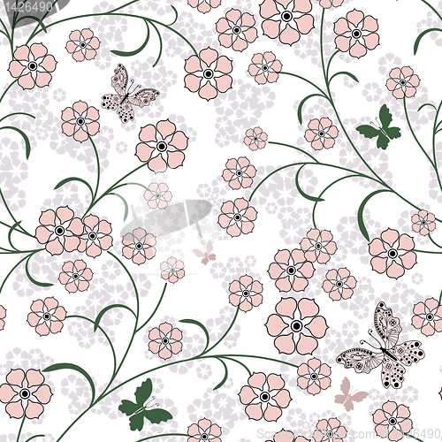 Image of Repeating floral pattern