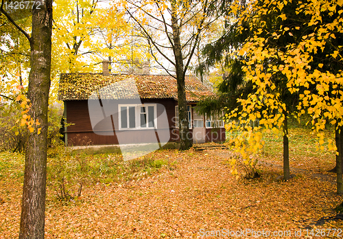 Image of house in park