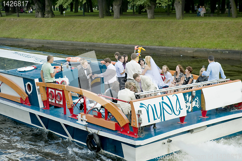 Image of Wedding boat