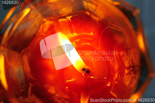 Image of burning candle