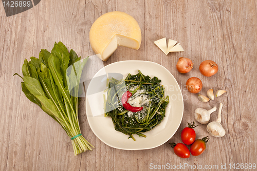 Image of Chicory and pecorino