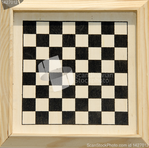 Image of Framed checkers or chess board.