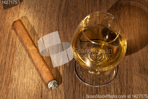 Image of Whisky and cigars