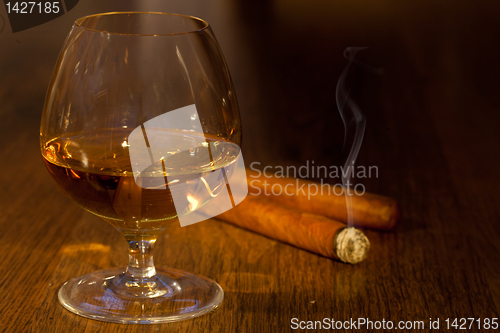 Image of Whisky and cigars