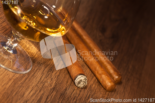 Image of Whisky and cigars