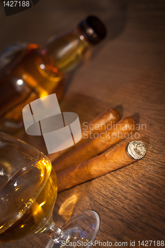 Image of Whisky and cigars