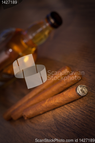 Image of Whisky and cigars