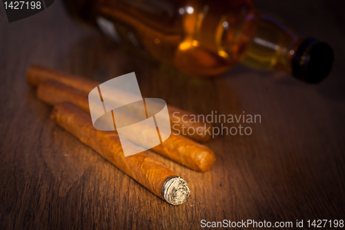 Image of Whisky and cigars