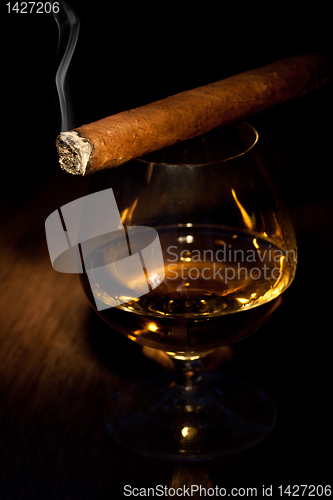 Image of Whisky and cigars