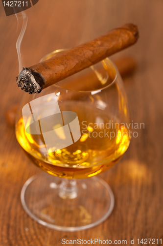 Image of Whisky and cigars