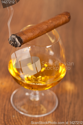 Image of Whisky and cigars