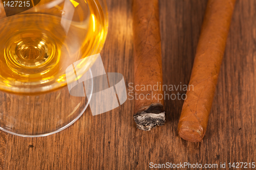 Image of Whisky and cigars