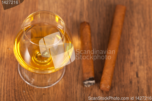 Image of Whisky and cigars