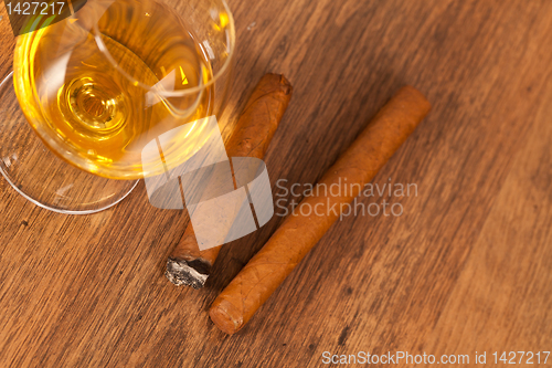 Image of Whisky and cigars