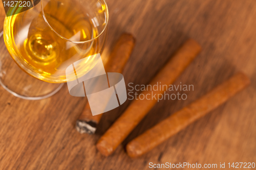 Image of Whisky and cigars