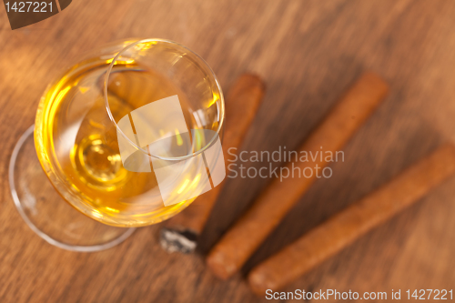 Image of Whisky and cigars