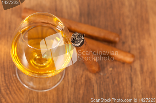 Image of Whisky and cigars