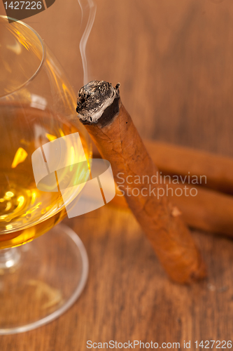 Image of Whisky and cigars