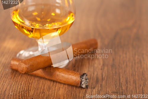 Image of Whisky and cigars