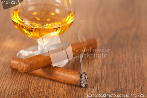 Image of Whisky and cigars