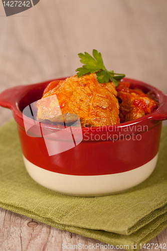 Image of Meat and tomato 
