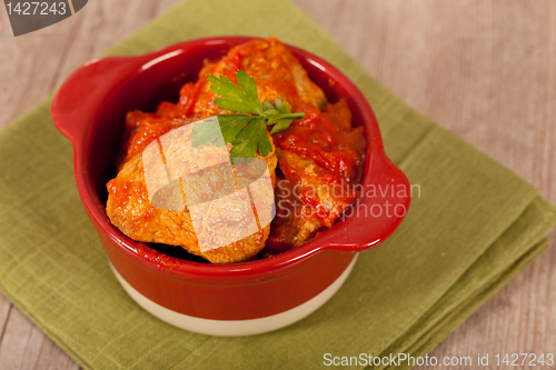Image of Meat and tomato 