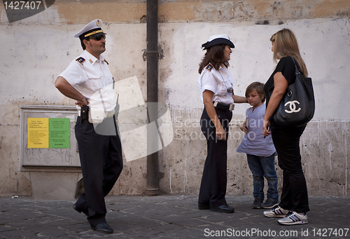 Image of Helpful police Rome Italy